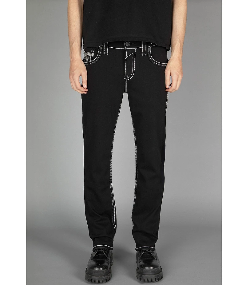 Rock Revival Chance Fleur De Lis Straight Leg Jeans
