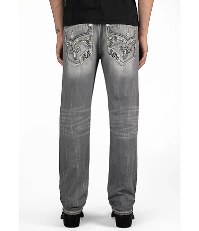 Rock Revival Danielle Straight Leg Distressed Jeans