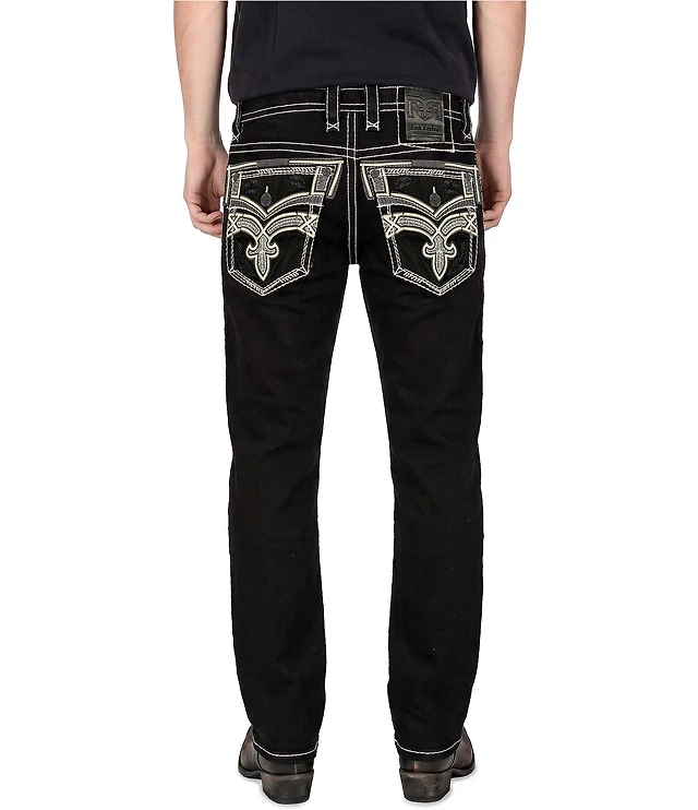 Rock Revival Eggplant Alternate Straight Leg Jeans