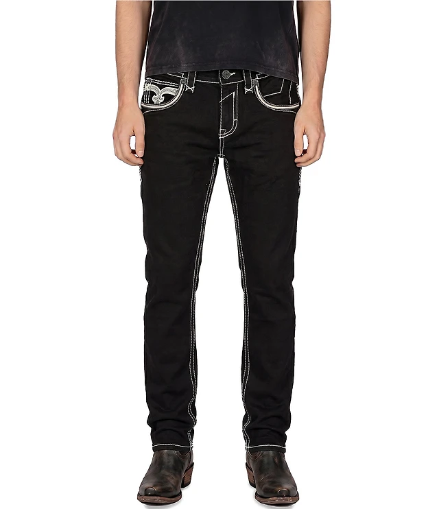 Rock Revival Eggplant Alternate Straight Leg Jeans