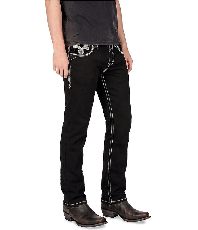 Rock Revival Eggplant Alternate Straight Leg Jeans