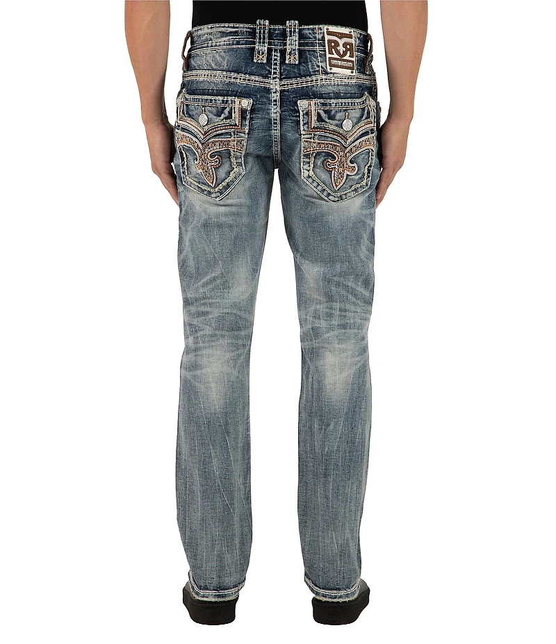 Rock Revival Elijah 30#double; Inseam Straight Leg Jeans