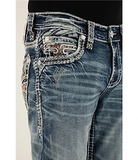 Rock Revival Elijah 30#double; Inseam Straight Leg Jeans