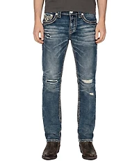 Rock Revival Eydan Straight Fit Flap-Pocket Jeans