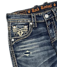 Rock Revival Eydan Straight Fit Flap-Pocket Jeans