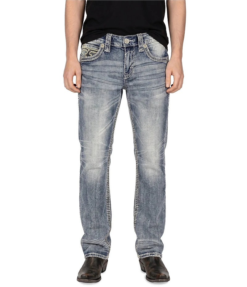 Rock Revival Flynn Relaxed Fit Bootcut Jeans
