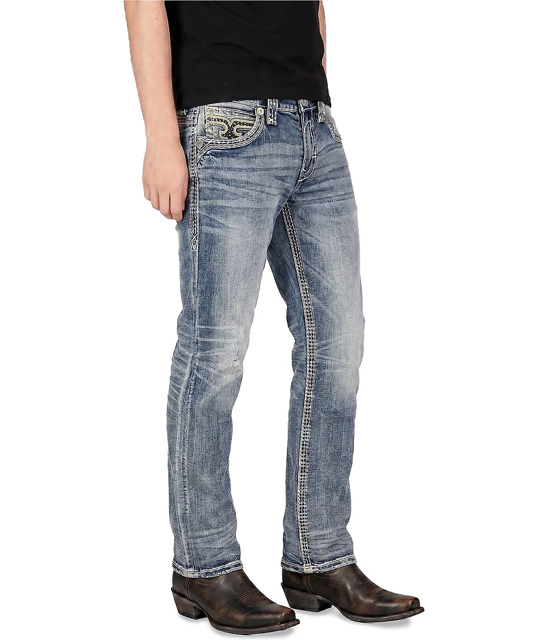 Rock Revival Flynn Relaxed Fit Bootcut Jeans