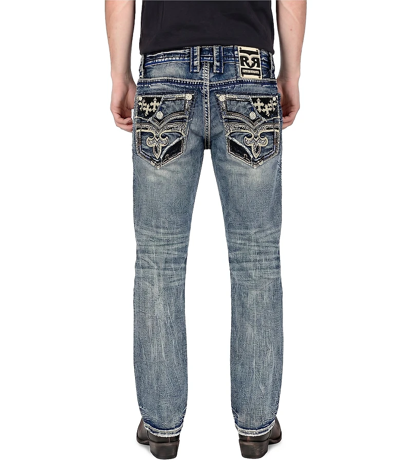 Rock Revival Jett 32#double; Straight Leg Jeans