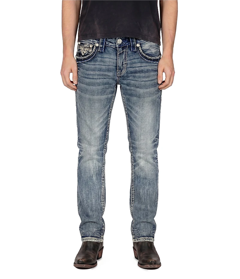 Rock Revival Jett 32#double; Straight Leg Jeans
