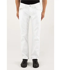 Rock Revival Justin Inverted-Fleur-De-Lis Pocketed Straight-Leg Jeans