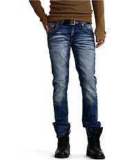 Rock Revival Merlot Straight Leg Jeans