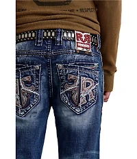 Rock Revival Merlot Straight Leg Jeans