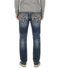Rock Revival Miguel 32#double; Inseam Straight Jeans