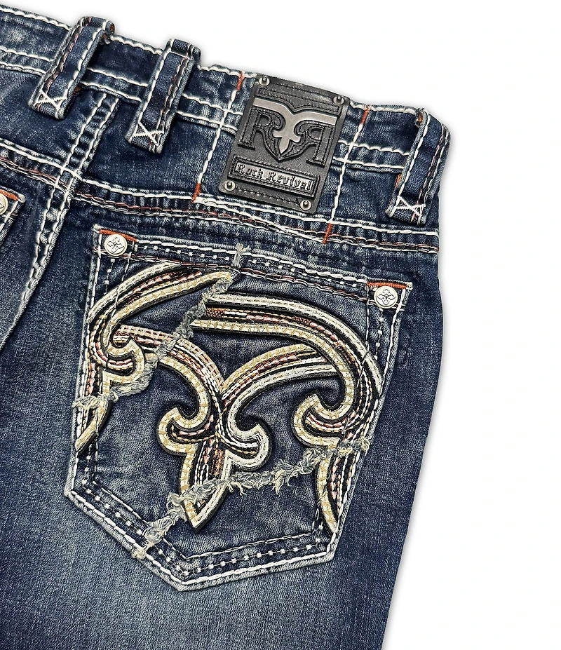Rock Revival Miguel 32#double; Inseam Straight Jeans