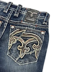 Rock Revival Miguel 32#double; Inseam Straight Jeans