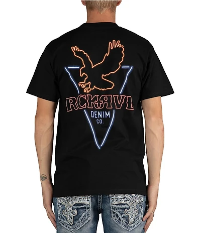 Rock Revival Neon Eagle Short Sleeve T-Shirt