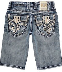Rock Revival Richie 14#double; Inseam Destructed Shorts