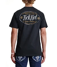 Rock Revival Short Sleeve Crew Neck Fleur Crest T-Shirt