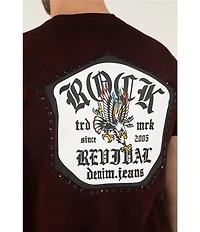 Rock Revival Short Sleeve Eagle Rock Studded Graphic T-Shirt