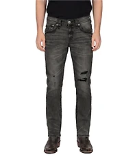 Rock Revival Ted Signature Winged Fleur-De-Lis-Embroidered Alternate Straight Leg Jeans