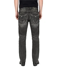 Rock Revival Ted Signature Winged Fleur-De-Lis-Embroidered Alternate Straight Leg Jeans
