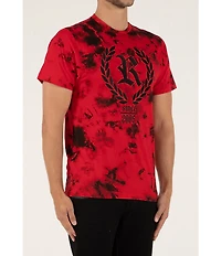 Rock Revival Tie-Dye Wreath-Embroidered Short Sleeve T-Shirt
