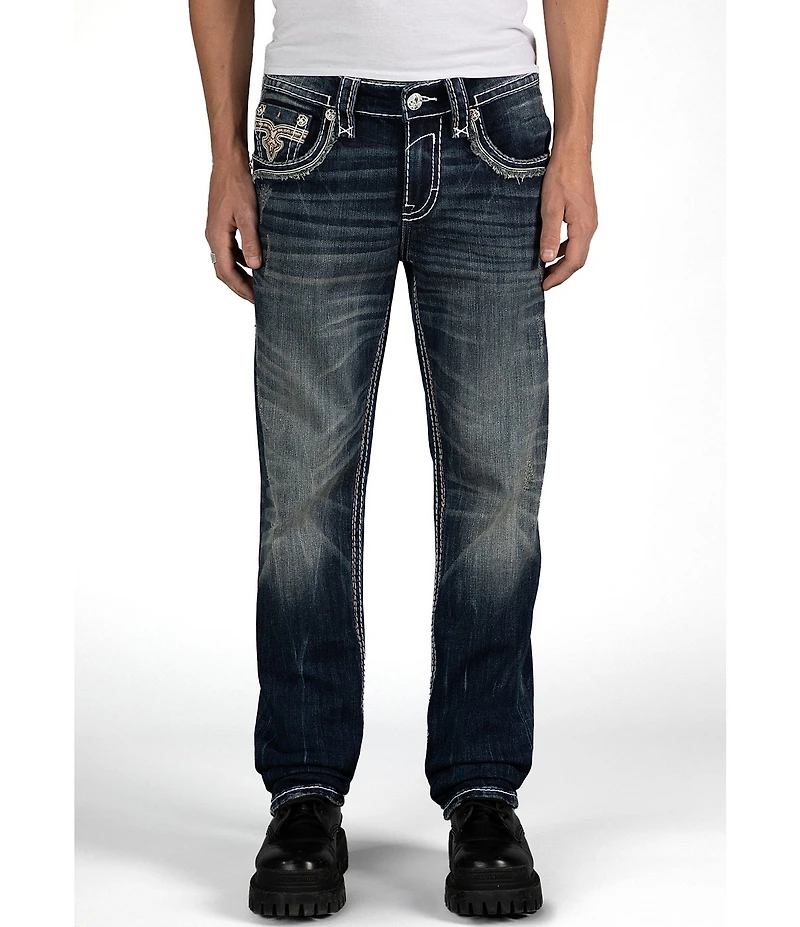 Rock Revival Tristan Straight Leg 5-Pocket Jeans