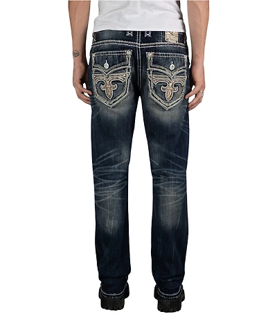 Rock Revival Tristan 32#double; Straight Leg 5-Pocket Jeans