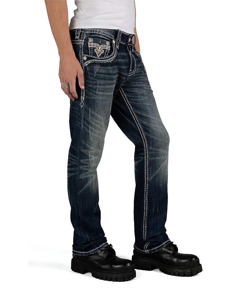 Rock Revival Tristan 32#double; Straight Leg 5-Pocket Jeans
