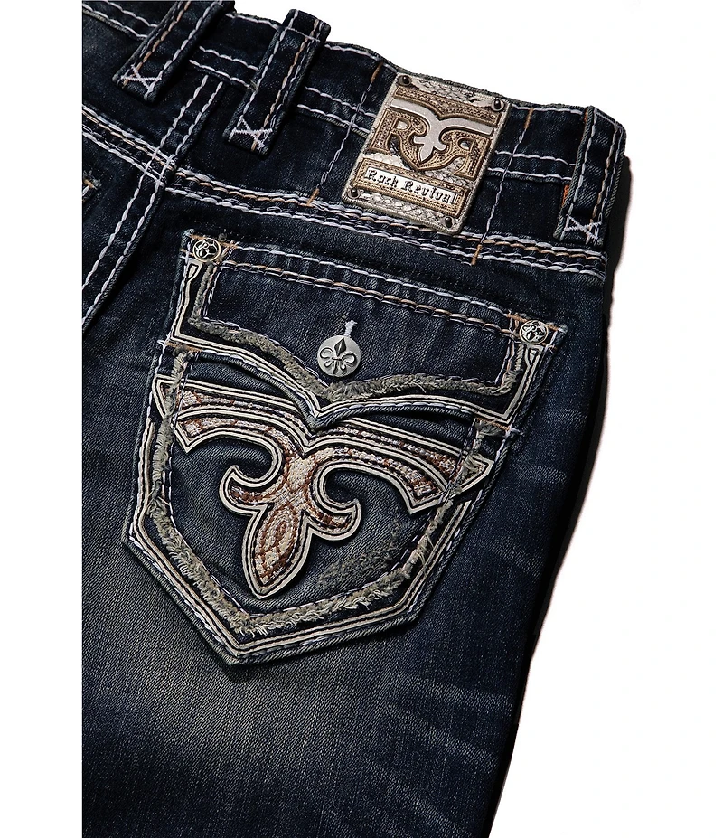 Rock Revival Tristan 32#double; Straight Leg 5-Pocket Jeans