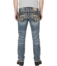 Rock Revival Zayn Straight Leg Destructed Jeans