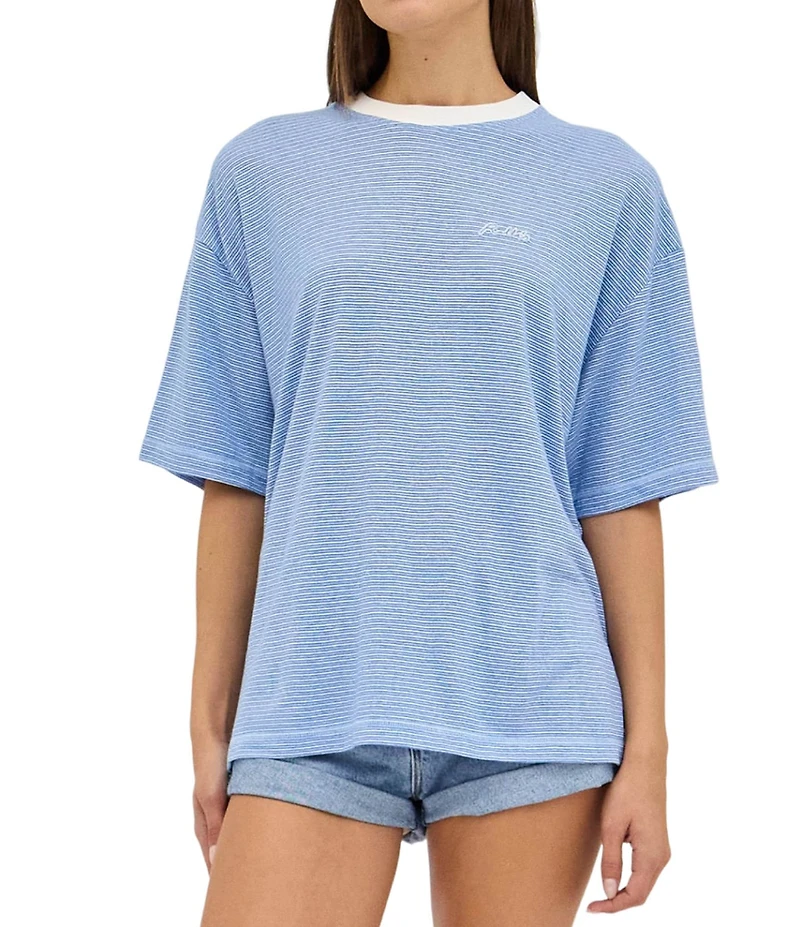 Rolla's Big City Striped Crew Neck Short Sleeve Tee