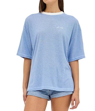 Rolla's Big City Striped Crew Neck Short Sleeve Tee