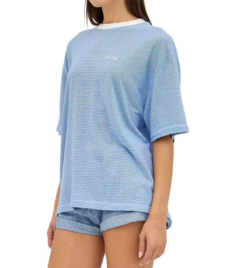 Rolla's Big City Striped Crew Neck Short Sleeve Tee