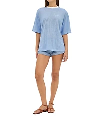 Rolla's Big City Striped Crew Neck Short Sleeve Tee