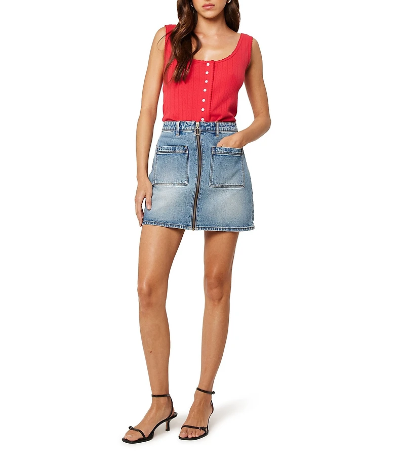 Rolla's Brent High Rise A-Line Mini Skirt