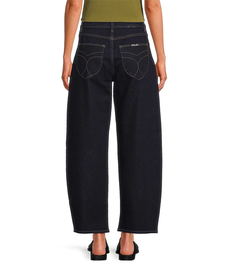 Rolla's Gigi Barrel Ava Mid Rise Wide Leg Jeans