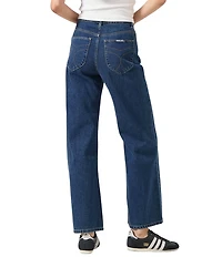 Rolla's Jeans Sailor Scoop Super High Rise Pacific Blue Denim Jeans