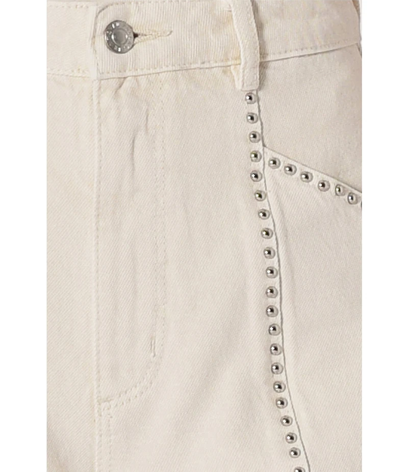 Rolla's Mirage High-Rise Cream Sparkle Shorts