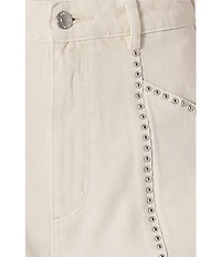 Rolla's Mirage High-Rise Cream Sparkle Shorts