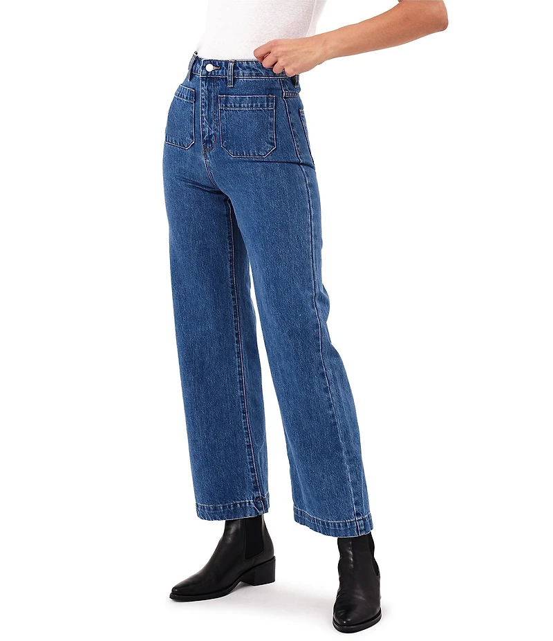 Rolla's Sailor Rigid Denim High Rise Wide Leg Jeans