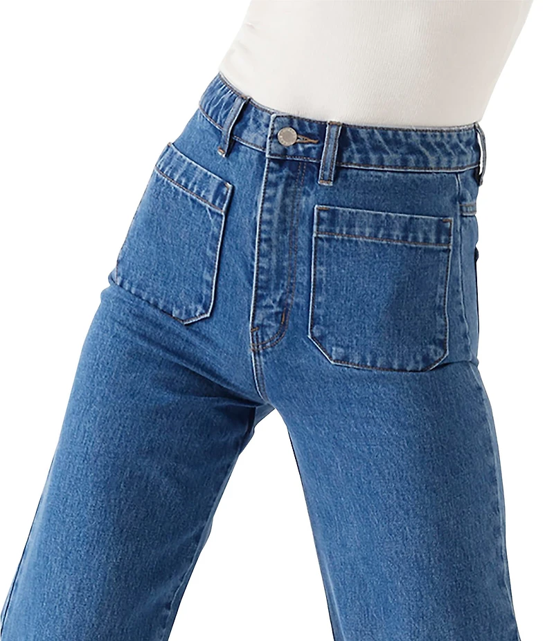 Rolla's Sailor Rigid Denim High Rise Wide Leg Jeans