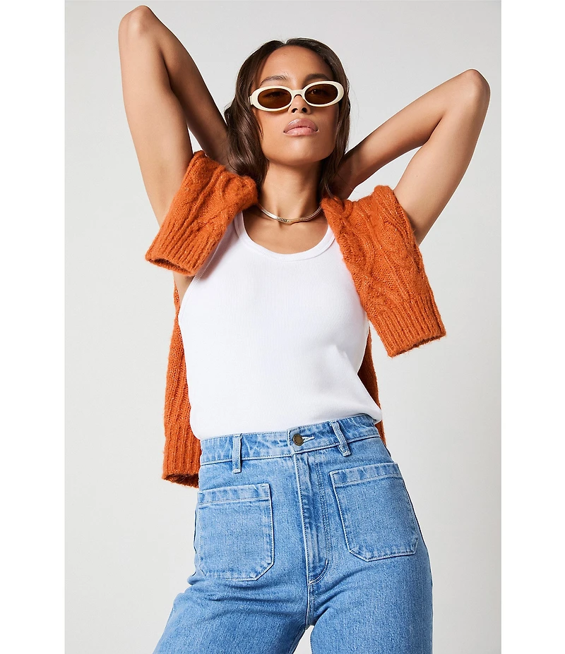 Rolla's Sailor Denim High Rise Wide Leg Jeans