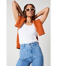 Rolla's Sailor Denim High Rise Wide Leg Jeans