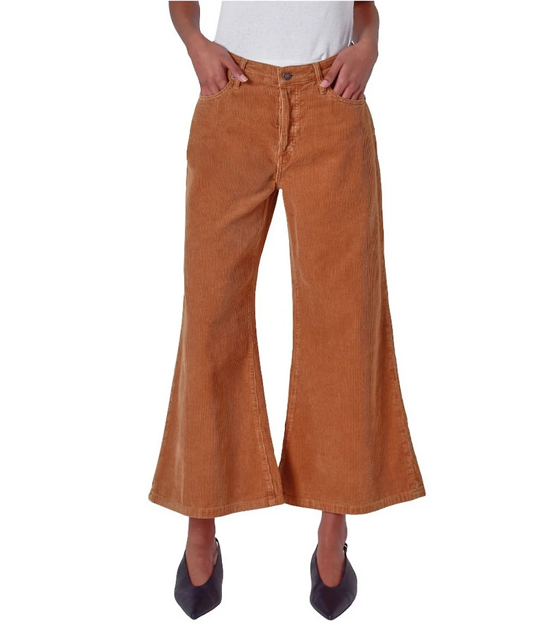 Rolla's Tomboy Mid Rise Flare Teddy Corduroy Pants