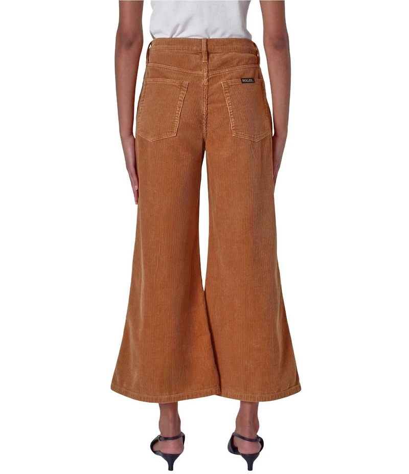 Rolla's Tomboy Mid Rise Flare Teddy Corduroy Pants