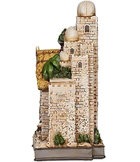 Roman 11#double; Lighted Nativity in Town Scene Decor
