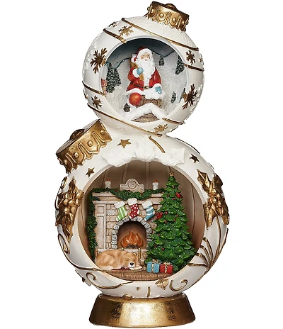 Roman 15#double; Lighted Double Ornament Stacked Decor