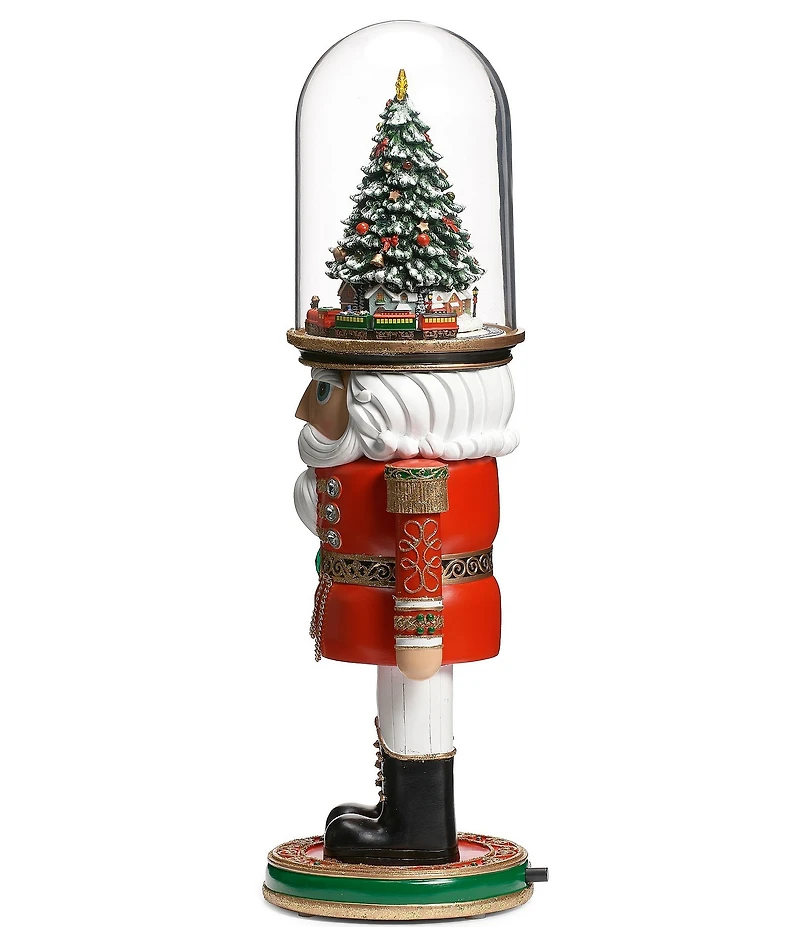 Roman 2-ft. Lighted Musical Nutcracker with Rotating Train Figurine
