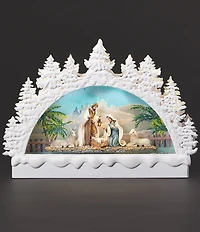 Roman 9h LED Swirl Nativity